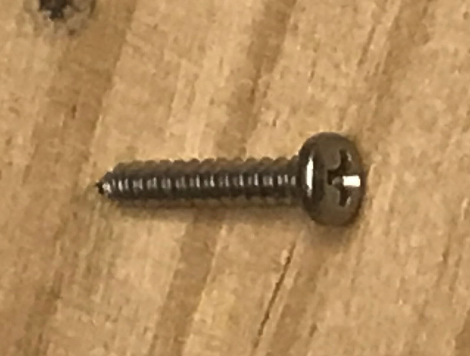 #2X1/2" Phillips Pan Head Screw stainless